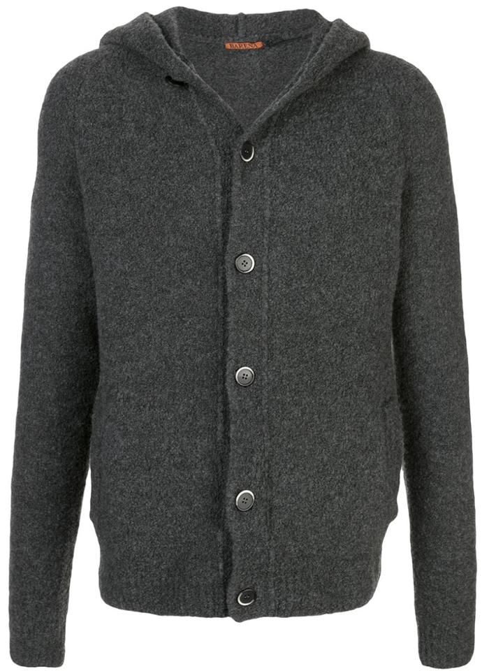 Barena Bonomo Hooded Cardigan - Grey