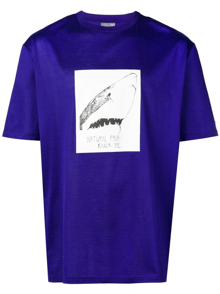 Lanvin Npkm Print T-shirt - Purple