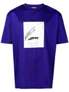 Lanvin Npkm Print T-shirt - Purple