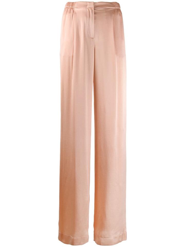 Alberta Ferretti Straight-leg Trousers - Neutrals