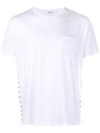 Valentino Rockstud Short Sleeve T-shirt, Men's, Size: Small, White, Cotton