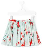 Maan - Blossom Print Skirt - Kids - Viscose - 4 Yrs, Green