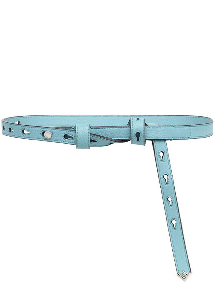 Fendi Skinny Wrap Belt - Blue