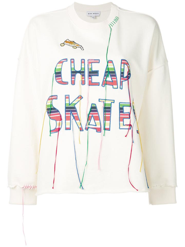 Mira Mikati Cheap Skates Sweatshirt - Nude & Neutrals