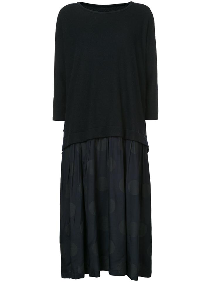 Y's Layered Jumper Dress - Blue