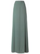 Chalayan Long Split Skirt, Women's, Size: 40, Green, Viscose/acrylic