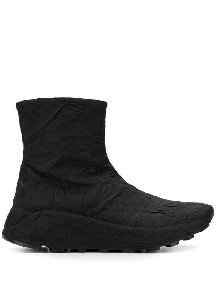 Del Carlo Ankle Sneaker Boots - Black