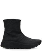 Del Carlo Ankle Sneaker Boots - Black
