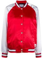 Calvin Klein Jeans Two-tone Bomber Jacket - Red