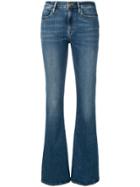 Frame Le High Swiss Alps Flare Jeans - Blue