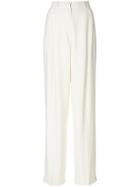 Giorgio Armani Vintage High Rise Wide-legged Trousers - Nude &