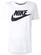 Nike Logo Print T-shirt - White