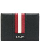 Bally Striped Billfold Cardholder - Black