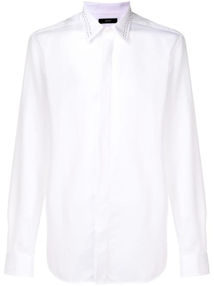 Diesel Stud-embellished Shirt - White
