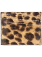 Maison Margiela Leopard Print Cardholder - Nude & Neutrals