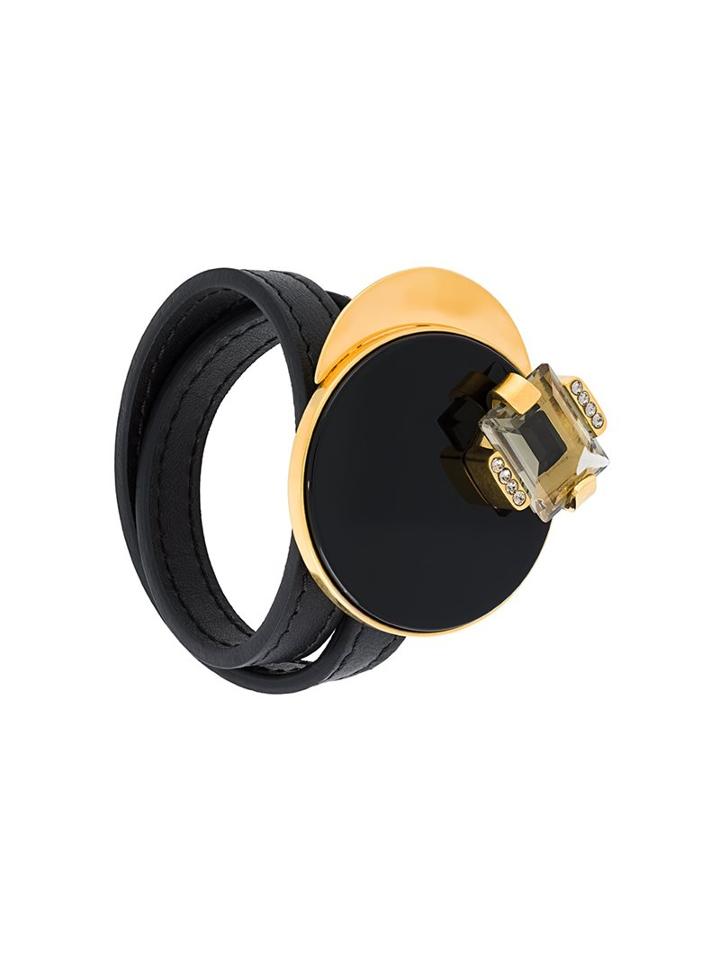 Marni Wrap Around Disc Bracelet, Women's, Size: Small, Black