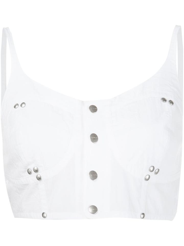 Red Valentino Lace Shell Top - Nude & Neutrals