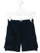 Il Gufo - Cargo Shorts - Kids - Cotton/linen/flax/elastodiene - 4 Yrs, Blue