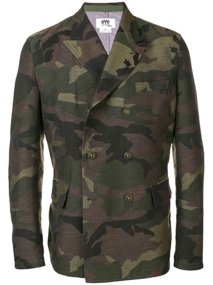 Junya Watanabe Man Tailor Double Breasted Coat - Brown
