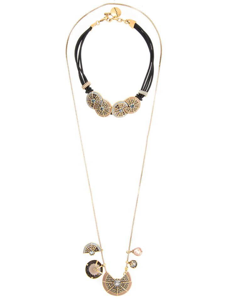 Camila Klein Scapular Choker - Brown
