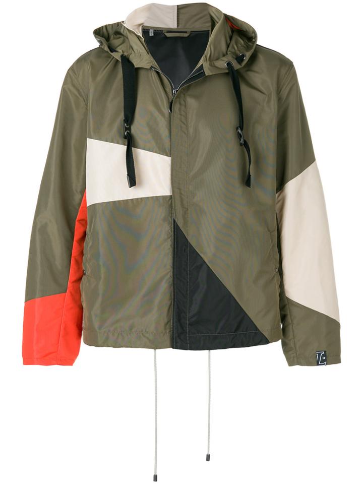 Lanvin Colour Block Windbreaker - Green