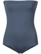 Eres Gredin Strapless One-piece Swimsuit - Blue
