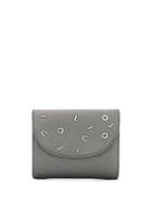 Liu Jo Jumbled Logo Trifold Wallet - Silver