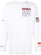 Heron Preston Heron Preston X Nasa Longsleeved T-shirt - White