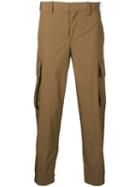 Neil Barrett Cargo Cropped Trousers - Brown