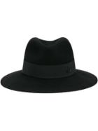 Maison Michel Black Felt Henrietta Fedora Hat