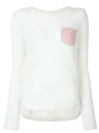Chinti & Parker Elbow Patch Jumper - Nude & Neutrals