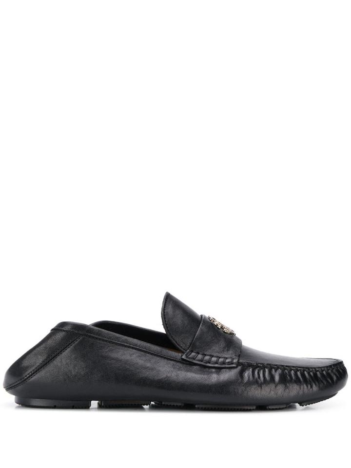 Roberto Cavalli Logo Plaque Loafer - Black
