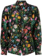 Gucci Pre-owned Floral Belted Shirt - Multicolour