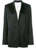 Closed Single Breasted Blazer - Black