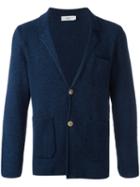 Closed Knitted Blazer Cardigan, Men's, Size: Medium, Blue, Cotton