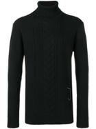 John Richmond Aamito Turtleneck Jumper - Black