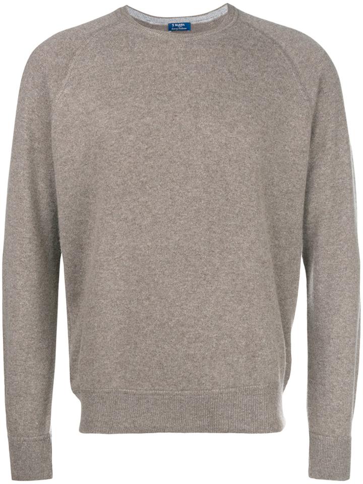 Barba Crew Neck Jumper - Nude & Neutrals