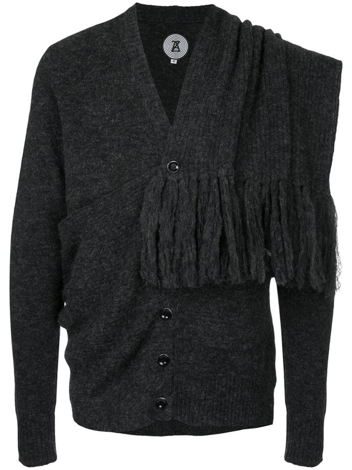 Anrealage Muffler Cardigan - Black