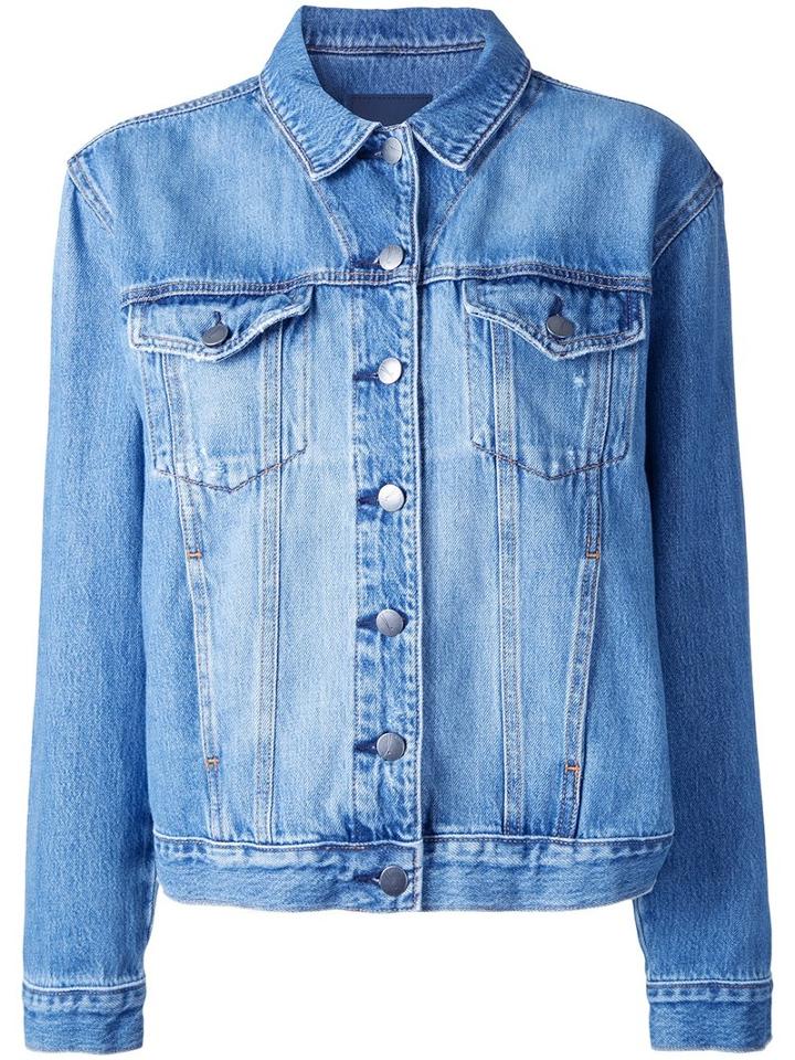 Nobody Denim Chloe Denim Jacket, Women's, Size: Medium, Blue, Cotton