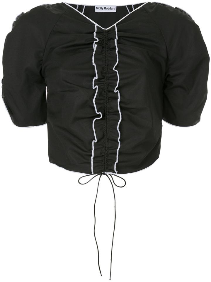 Molly Goddard Ruffled Blouse - Black
