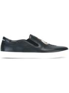 Dolce & Gabbana Sicilian Man Patch Slip-on Sneakers