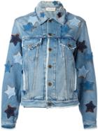 Faith Connexion Star Patches Denim Jacket, Women's, Size: Xs, Blue, Cotton