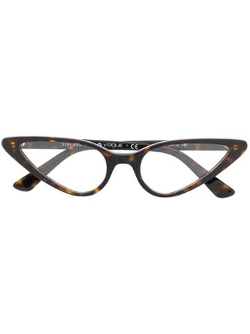 Vogue Eyewear X Gigi Hadid Cat-eye Glasses - Brown