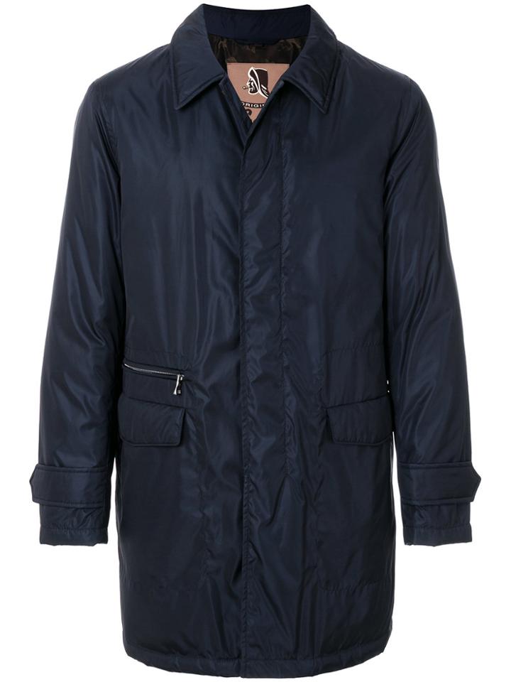 Sealup Classic Fitted Coat - Blue