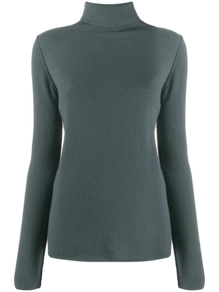Kristensen Du Nord Fine Knit Roll Neck Sweater - Green