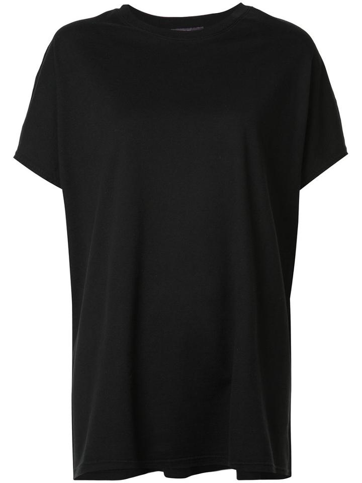 Y's Loose Fit T-shirt, Women's, Size: 2, Black, Cotton