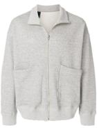 N. Hoolywood Zipped Sweatshirt - Grey