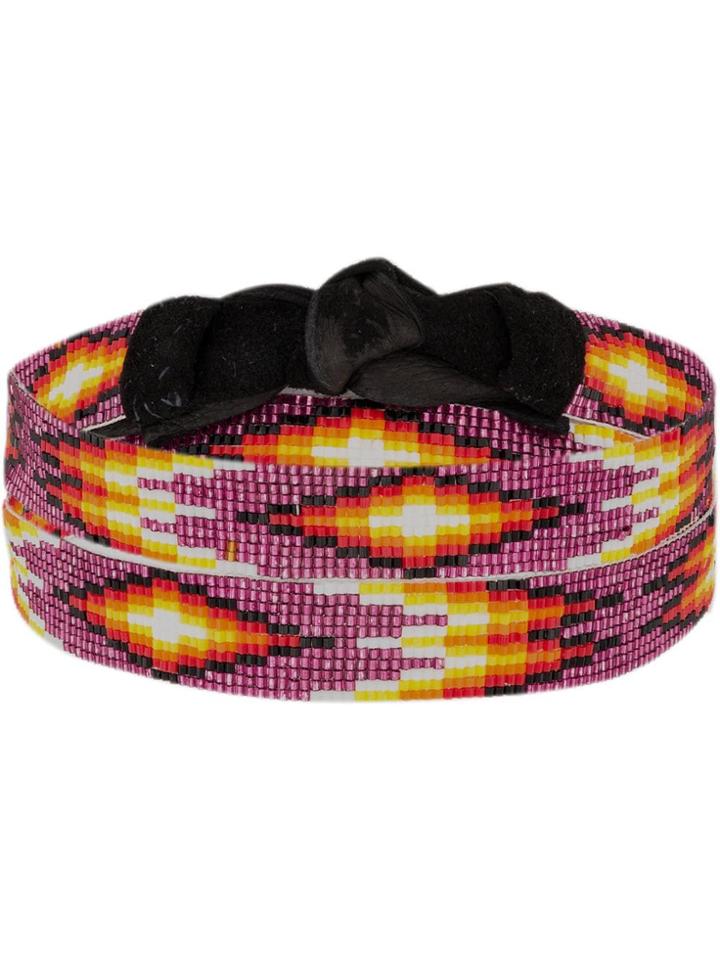 Jessie Western Navajo Choker - Pink