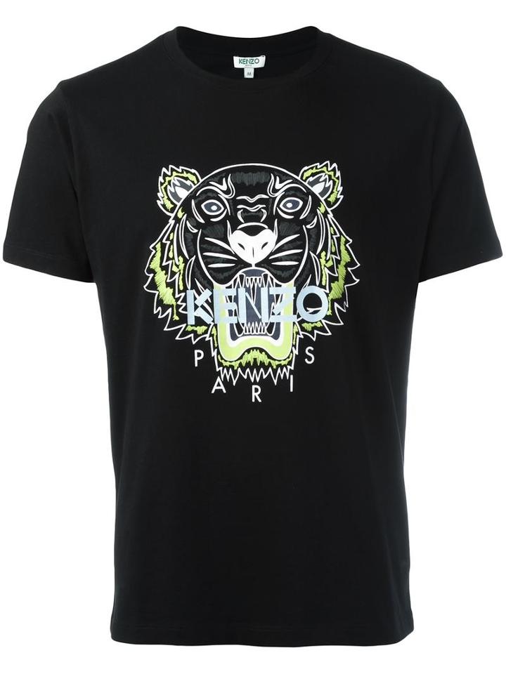 Kenzo Tiger T-shirt, Men's, Size: Medium, Black, Cotton