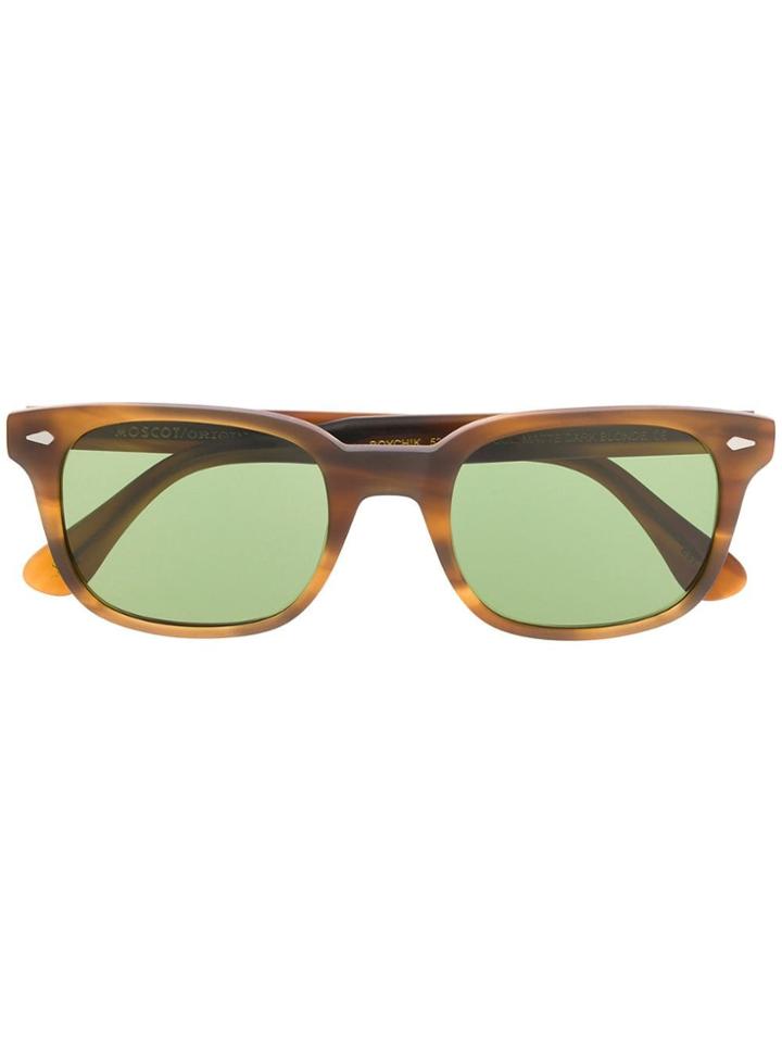 Moscot Square Framed Sunglasses - Brown